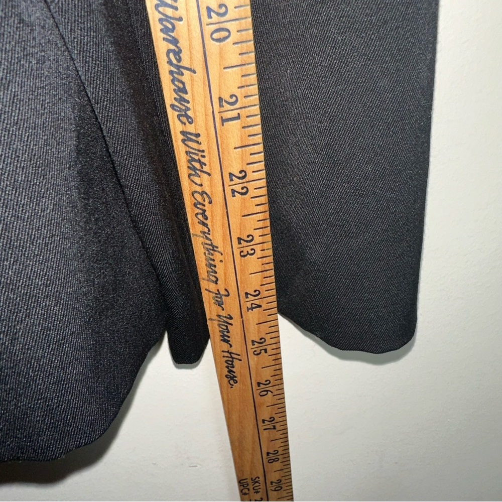 VTG Anya Hindmarch 10 Black Wool Ruffle Tassel Button Up Victorian Style Jacket - Picture 12 of 13